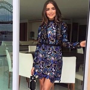 Self Portrait Maxine Dress SZ UK4/US0